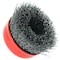 Forney Cup Brush, Crimped, 2-3/4 in x .014 x M10 x 1.25 Arbor 72780 - alternate 2